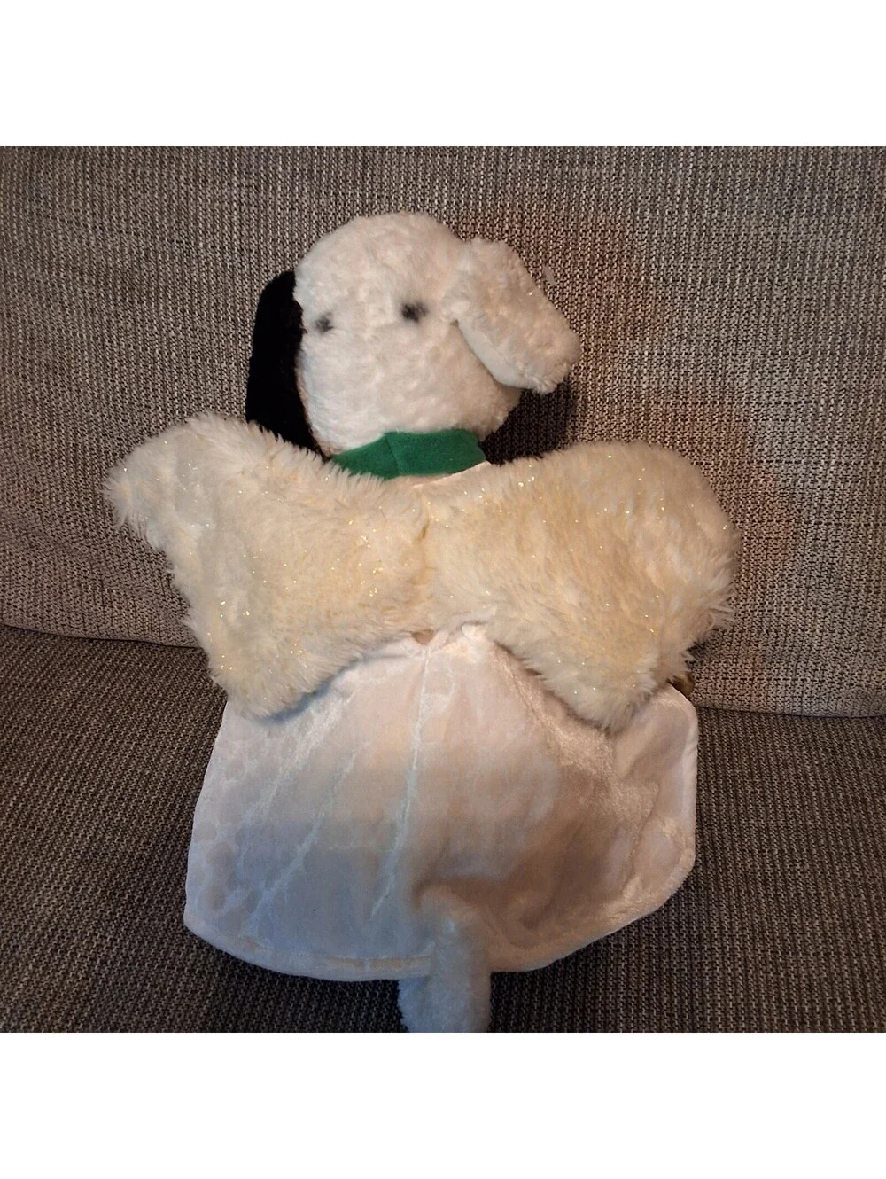 Disney Store Patch Angel Dog Plush Toy